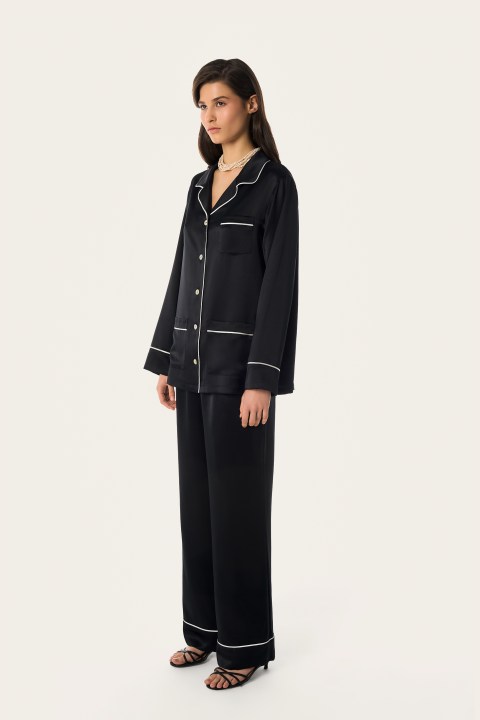 Классическая пижама с карманами Coco