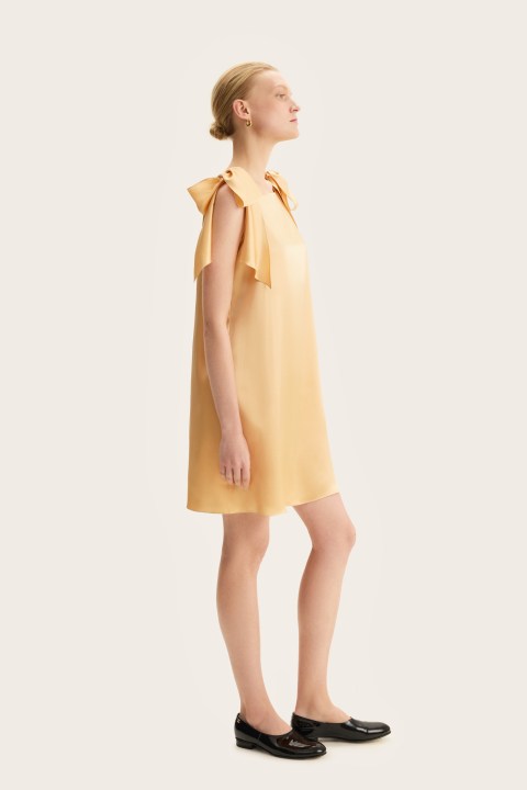 Платье мини с бантами Bridget