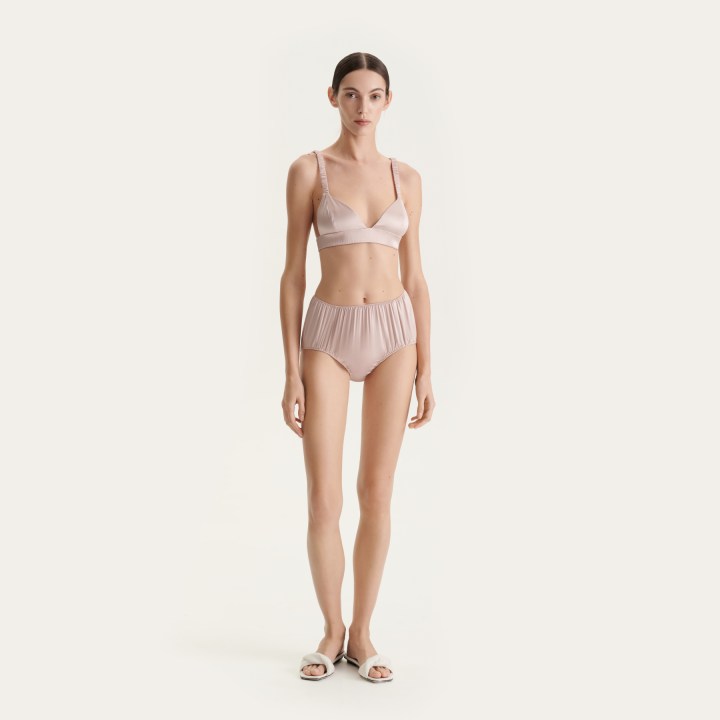 Трусы с завышенной талией из натурального шелка Ayris Silk